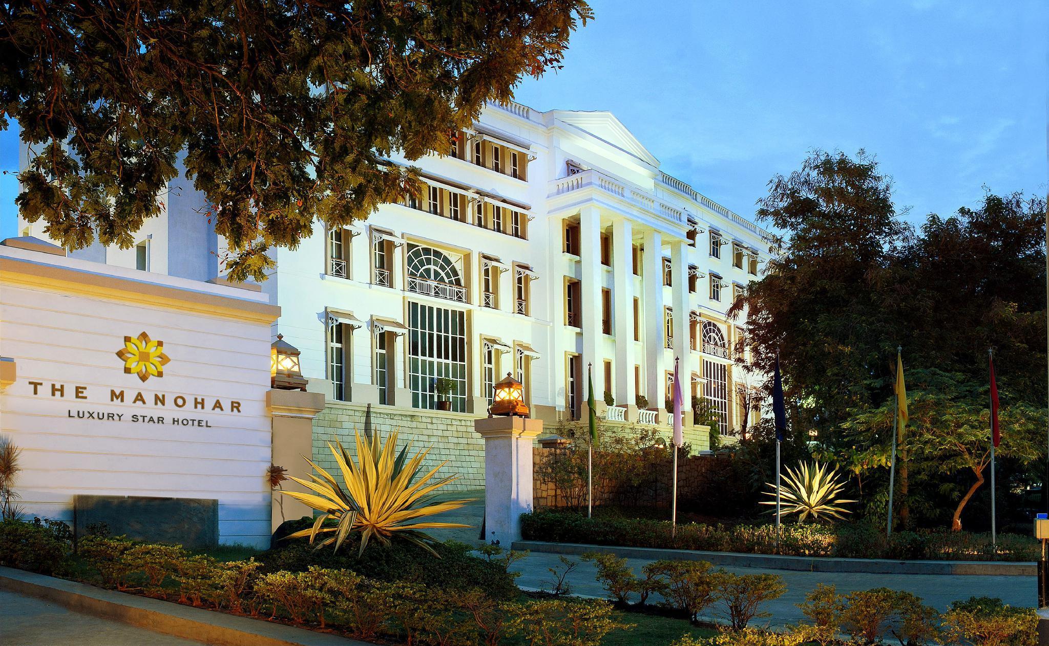 The Manohar Hyderabad Hotell Exteriör bild