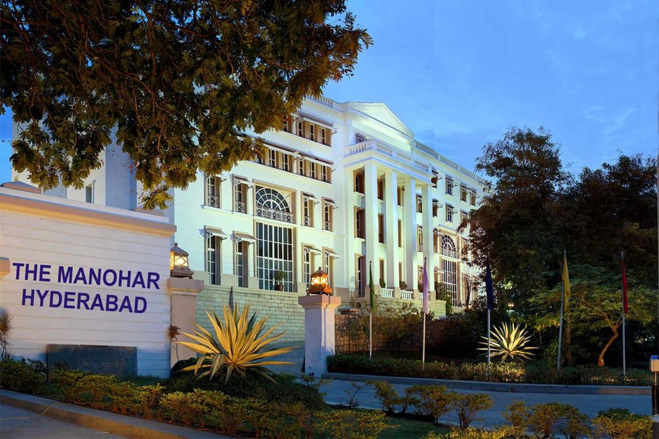 The Manohar Hyderabad Hotell Exteriör bild